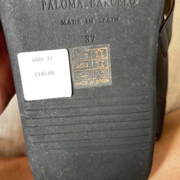 Paloma Barcelo Jari Flat sandals in black nappa leather - Picture 5 of 13